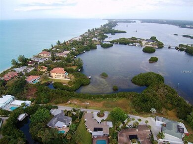 Overhead looking northwest along Casey Key. Blackb
