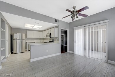 Open kitchen to living room.
