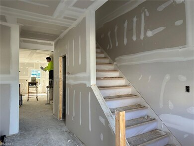 Iron rails on hardwood stairs 