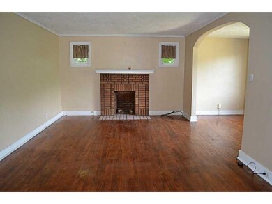 Living Room. The home s interior is larger than it