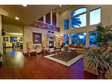 Family Room. Spacious family room with enticing ga
