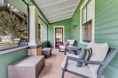 Front Porch Entrance Leads to Wonderful Screened P