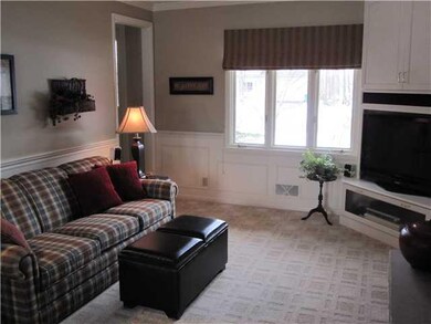 Exterior Front Special accent moldings highlight t