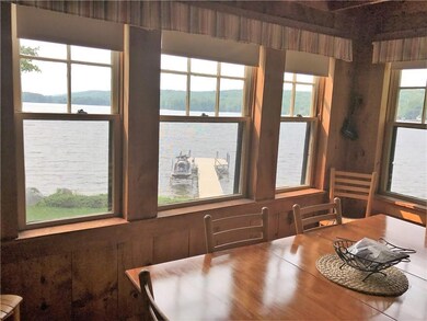 Looking out toward the lake from the...