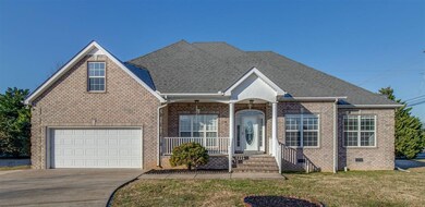 All Brick home on a cul-de-sac.
