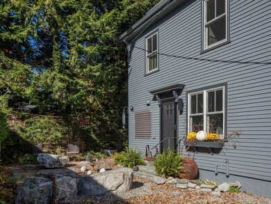 Beautifully landscaped granite patio...