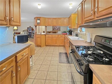 Kitchen layout is designed for ease of access.