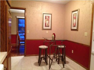 Eat in Kitchen with beautiful tile for the floorin