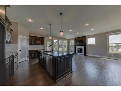 Beautiful open kitchen and Great Room.  Granite co