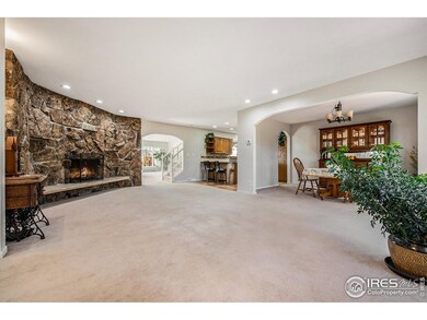 Formal living room upon entering