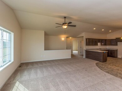 Great Room side view of Kitchen