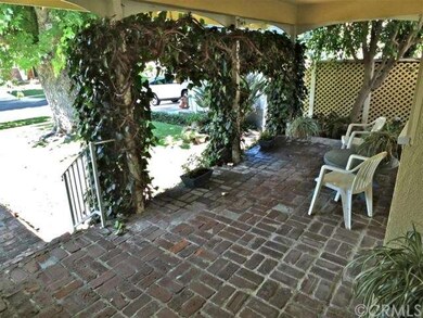 Extra large used brick porch!
