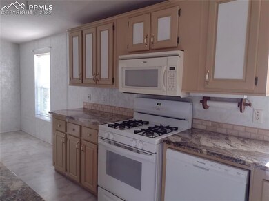 Kitchen with granite counters