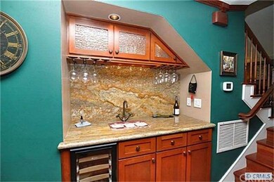 Family room wet bar