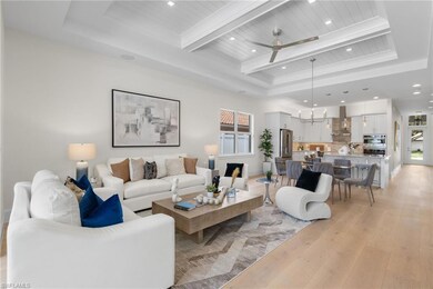 Living room with a wealth of natural light, ceilin