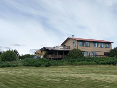 Huge landscaped lawn