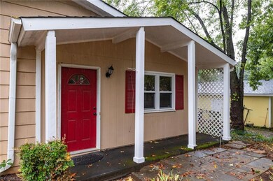 Welcoming front porch