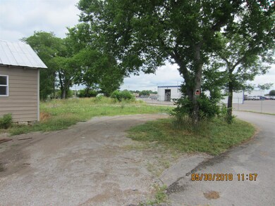 Gravel drive on the property