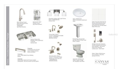 Design selection.  Home is under construction and 