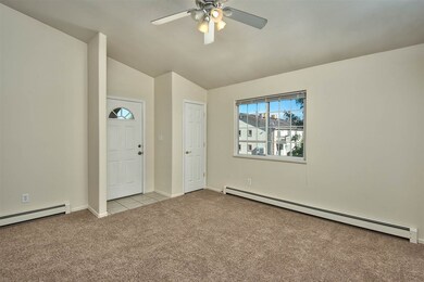 There is new carpeting and fresh interior paint in