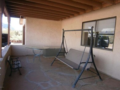 Huge front patio