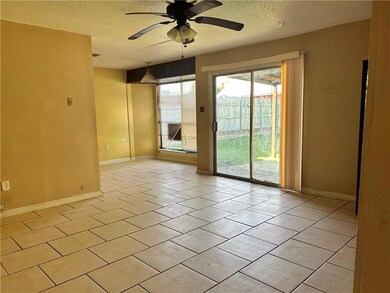 Spacious Den Joins Kitchen & Yard