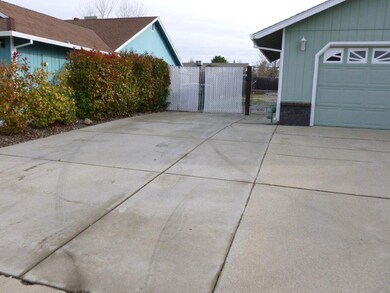 Extra wide driveway