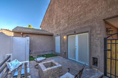 Patio with firepit