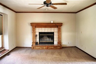 Open floor plan. Picture taken from kitchen.