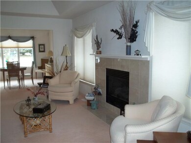 Living Room. Looking from den thru living room to 