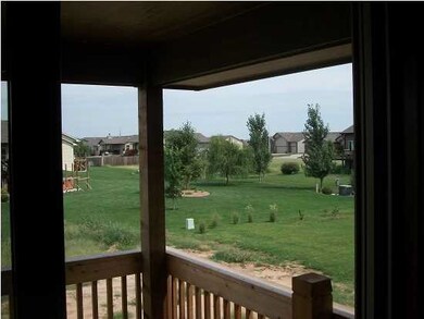 Covered back deck.