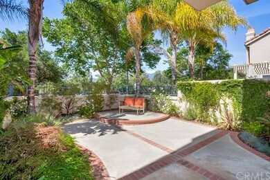 Spacious backyard patio with scenic wilderness views