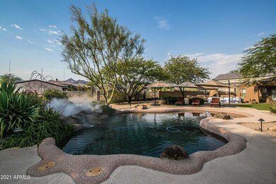 Misters on pool