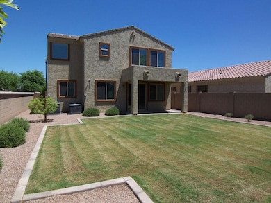 Rear of home