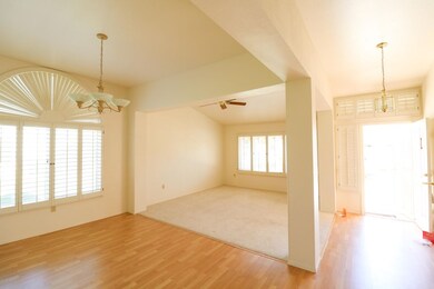 Dining room & living room