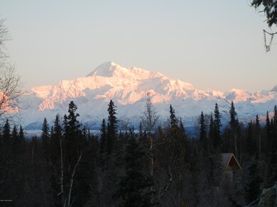 Mt. McKinley from cabin
