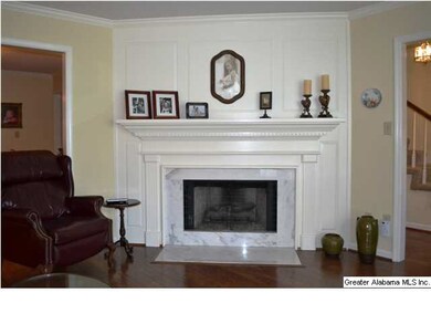 Close-up of the beautiful fireplace highlighting t