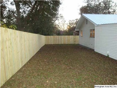 Very private backyard area.