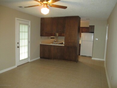 kitchen and dining area