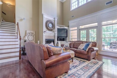 Greatroom with Volume Ceiling, Architectural Windo
