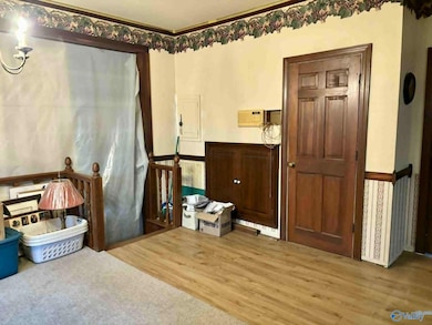 The dining room overlooks the great room.