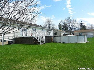 Yard. 1/2 acre lot ha plenty of room cor children 