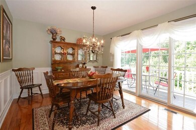 DINING ROOM THAT OPENS ONTO THE DECK