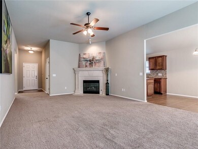 This beautiful view of the living space shows how 