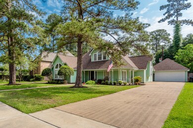 Great curb appeal with wrap around porch with corner gazebo.