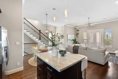 From this perspective, you can see how the kitchen