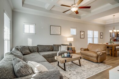 The living area is big enough for large furniture.