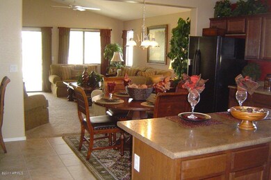Kitchen to family room