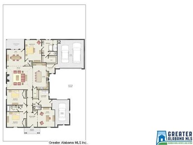 Great open floorplan with 3 bedrooms, a study and 