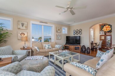 Living Room with panoramic River views!